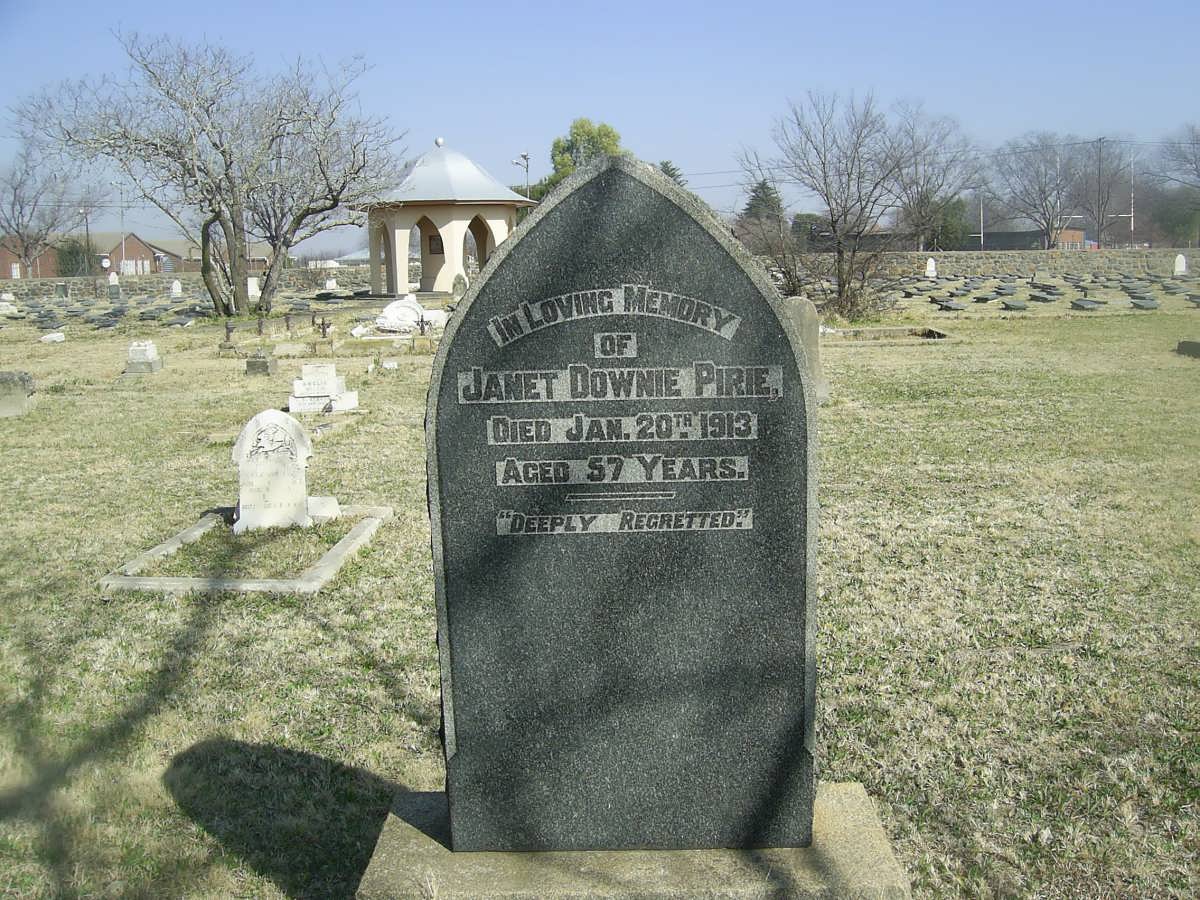PIRIE Janet Downie  -1913