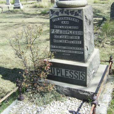 PLESSIS P.C.J., du 1910-1933