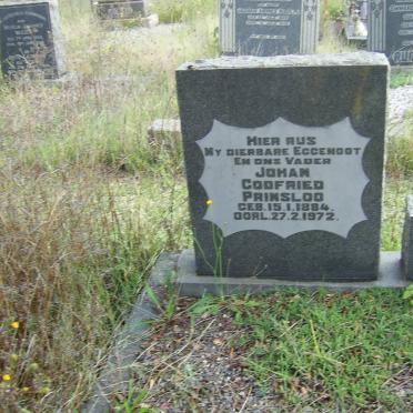 PRINSLOO Johan Godfried 1884-1972