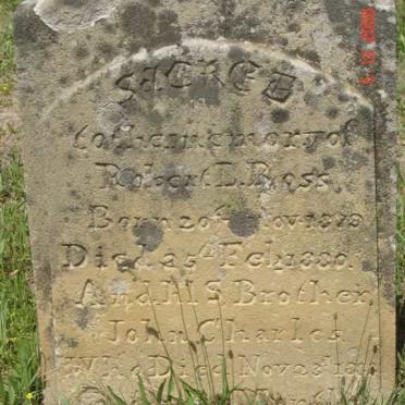 ROSS Robert 1878-1880 :: ROSS John Charles -1888