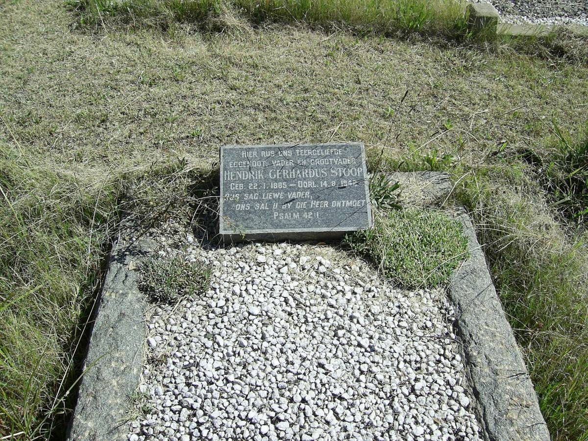 STOOP Hendrik Gerhardus 1885-1942
