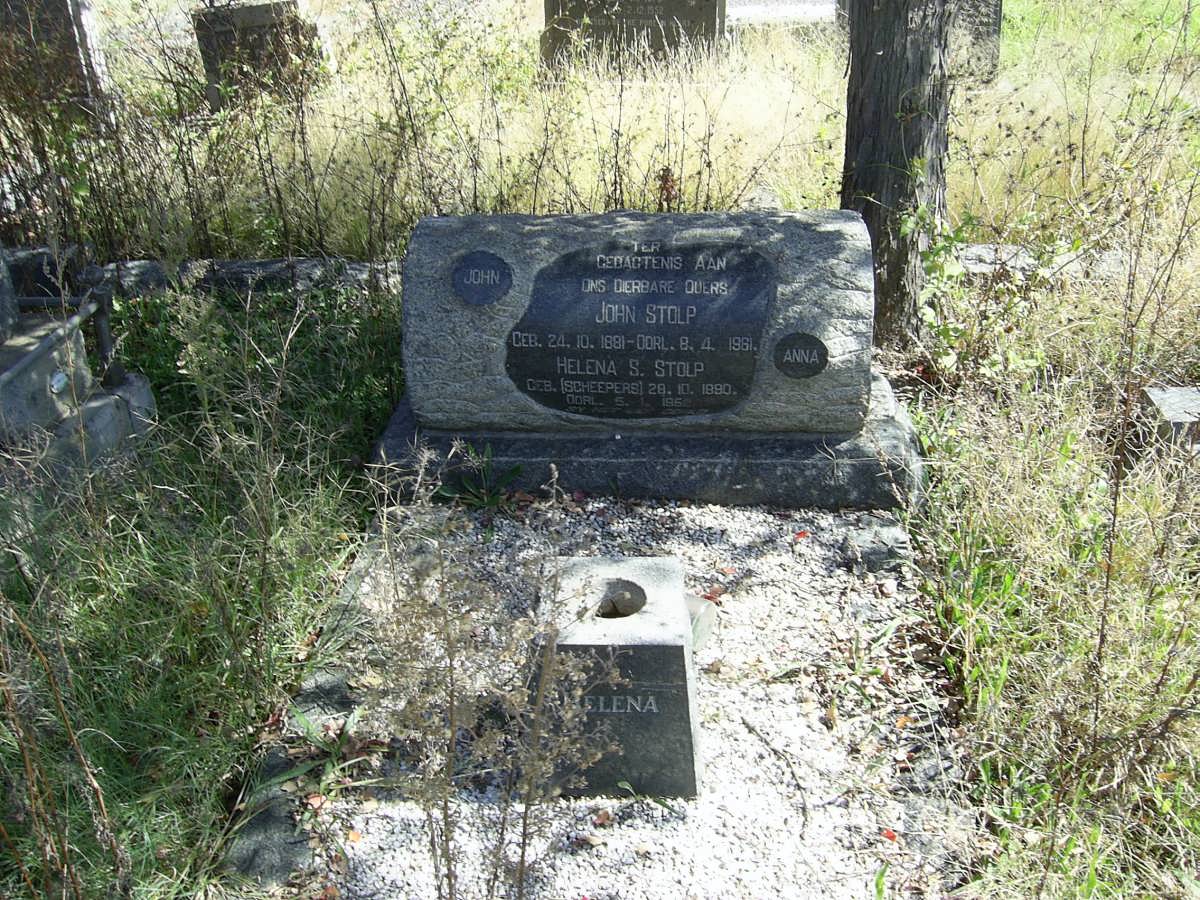 STOLP John 1881-1961 &amp; Helena S. SCHEEPERS 1890-195?