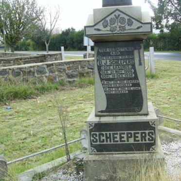 SCHEEPERS D.J. nee ERASMUS 1886-1958
