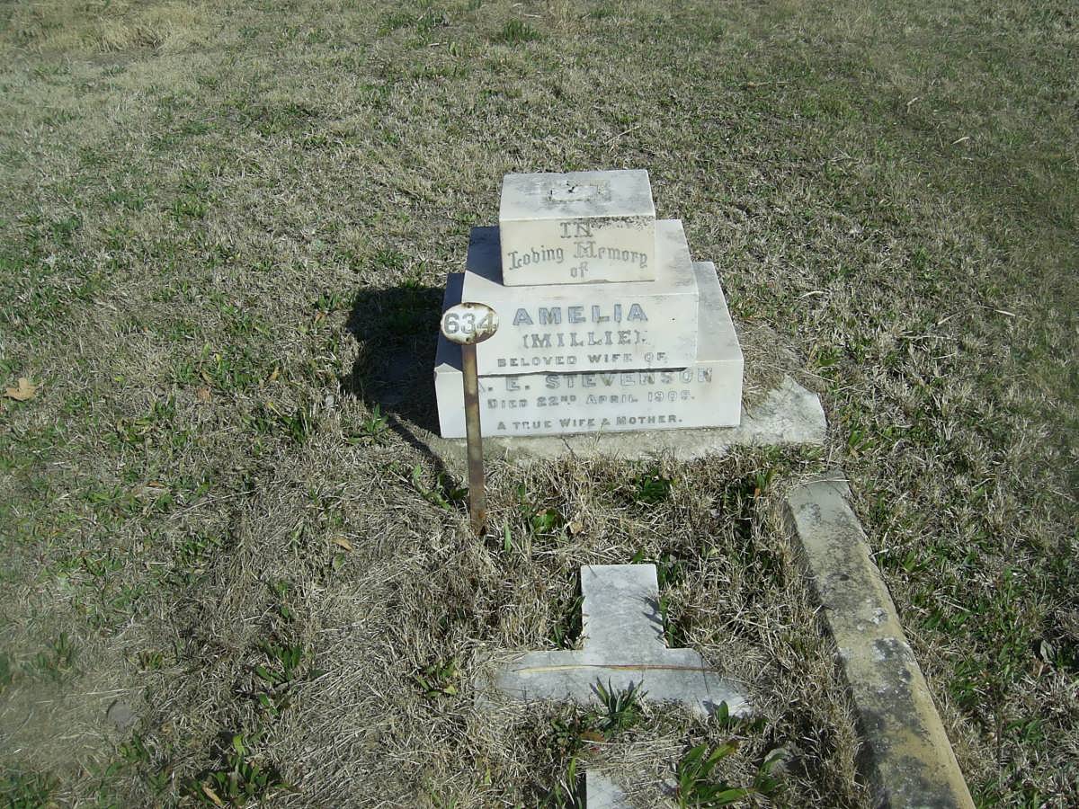 STEVENSON Amelia   -19??