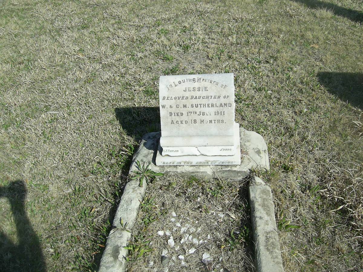 SUTHERLAND Jessie  -1911