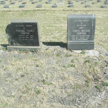 SIMPSON Percival James 1889-1955 :: SIMPSON Ernest William 1886-1957