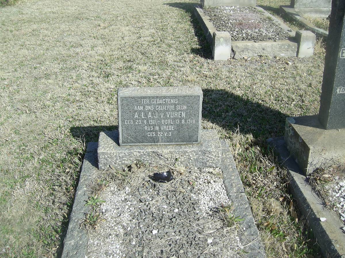 VUUREN A.L.A.J., v. 1911-1918