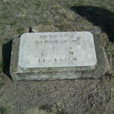 WENTZEL J.A. 1859-1914