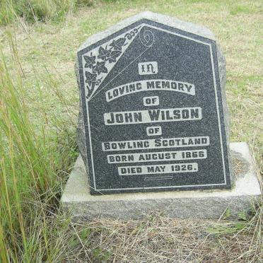 WILSON John 1866-1926