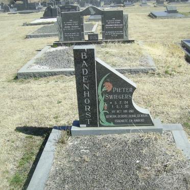 BADENHORST Pieter Swiegers 1924-1992