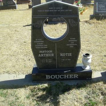 BOUCHER Arthur 1934-2000 &amp; Kotie 1939-
