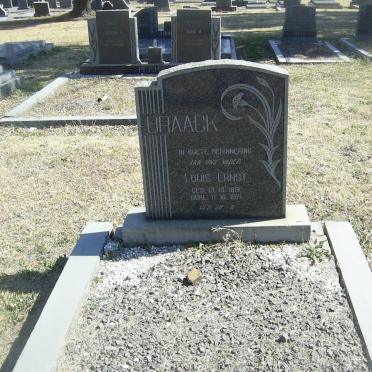 BRAACK Louis Ernest 1891-1971