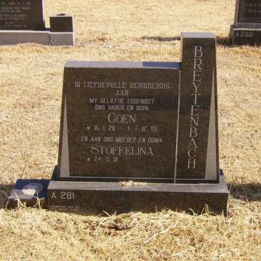 BREYTENBACH Coen 1929-1993 &amp; Stoffelina 1931-