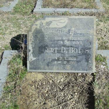 BOTES Gert D. 1925-1985
