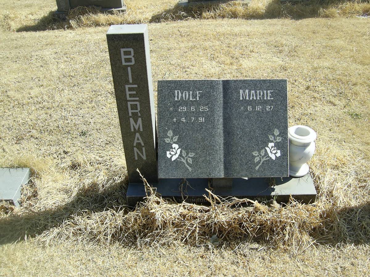 BIERMAN Dolf 1925-1991 &amp; Marie 1927-