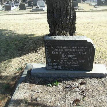 BARROW Gertruida Johanna nee SMITH 1878-1969