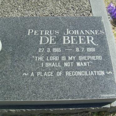 BEER Petrus Johannes, de 1915-1991
