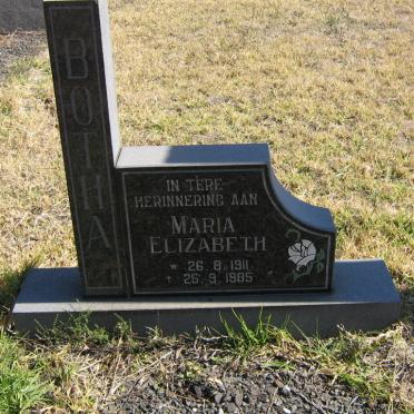 BOTHA Maria Elizabeth 1911-1985