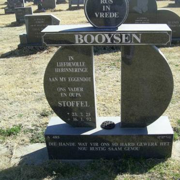BOOYSEN Stoffel 1925-1992