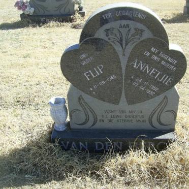 BERG Flip, van den 1946-  &amp; Annetjie 1952-1992