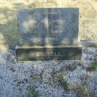 DOUBELL Wessel Michael Smuts 1918-1952 :: DOUBELL Martin Graham 1952-1952