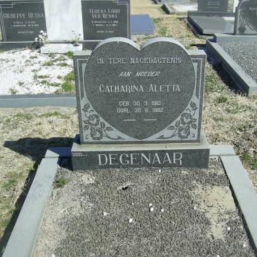 DEGENAAR Catharina Aletta 1910-1982