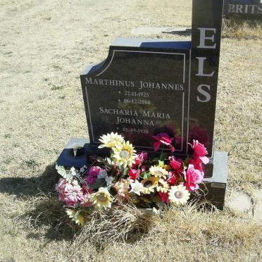 ELS Marthinus Johannes 1925-2000 &amp; Sacharia Maria Johanna 1930-