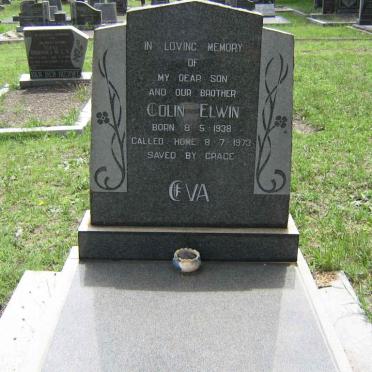 EVA Colin Elwin 1938-1973