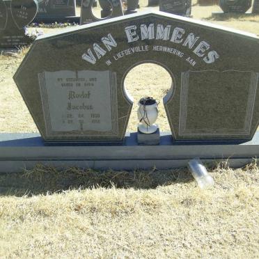 EMMENES Roelof Jacobus, van 1938-1985