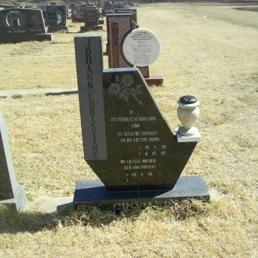 GROBLER Johann 1939-1999 &amp; Christine VAN ROOYEN 1950-