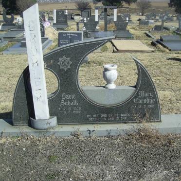 GROBLER David Schalk 1908-1984 &amp; Mary Caroline 1912-