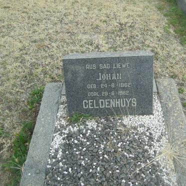 GELDENHUYS Johan 1962-1962