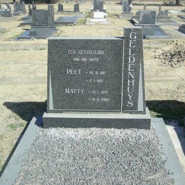 GELDENHUYS Peet 1912-1987 &amp; Matty 1920-2004