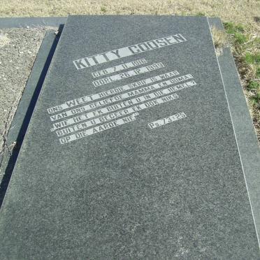 GOOSEN Kitty 1916-1999