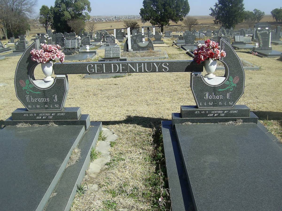 GELDENHUYS Theunis J. 1961-1982 :: GELDENHUYS Johan C. 1962-1982