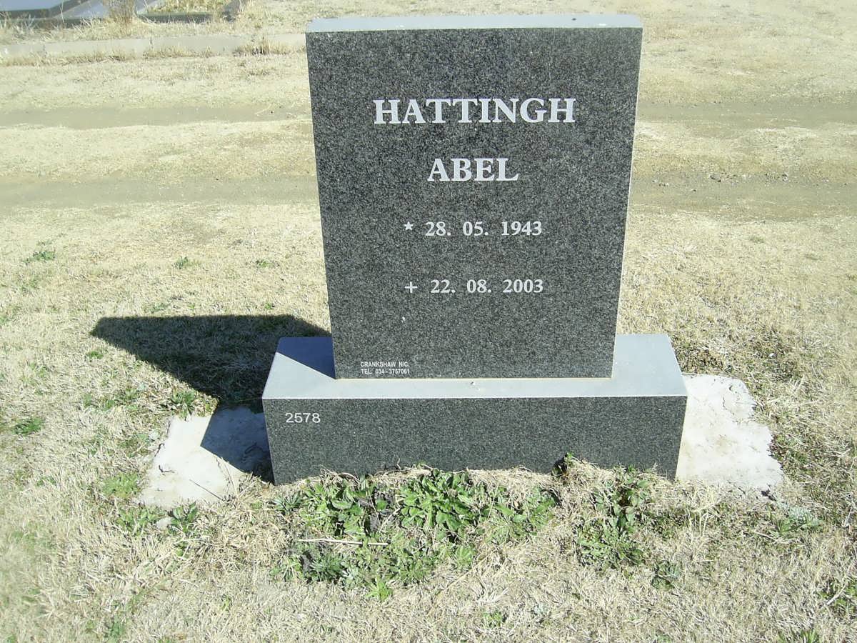 HATTINGH Abel 1943-2003