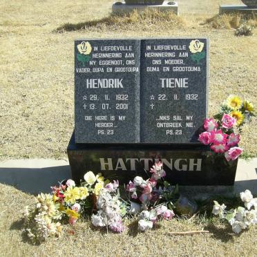 HATTINGH Hendrik 1932-2001 &amp; Tienie 1932-