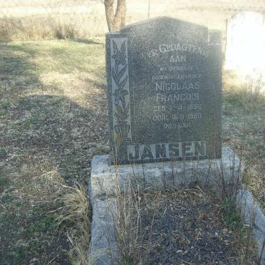 JANSEN Nicolaas Francois 1895-1950