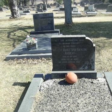 JOUBERT Willem Adolf van Niekerk 1902-1956