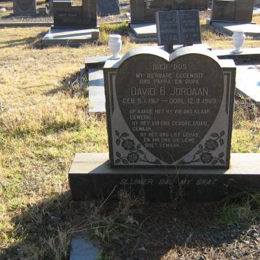 JORDAAN David B. 1917-1969