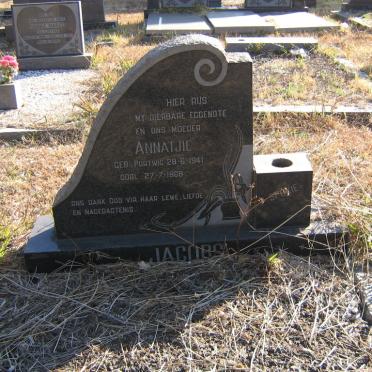 JACOBS Annatjie nee PORTWIG 1941-1968