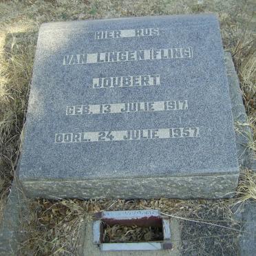 JOUBERT van Lingen 1917-1957