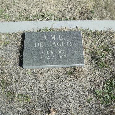 JAGER A.M.E., de 1907-1988