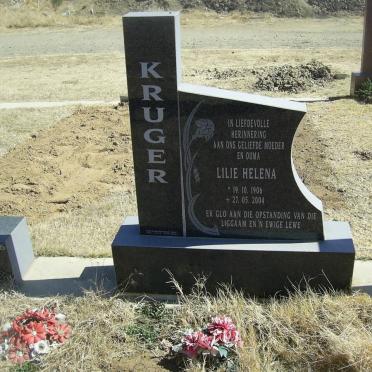 KRUGER Lilie Helena 1906-2004