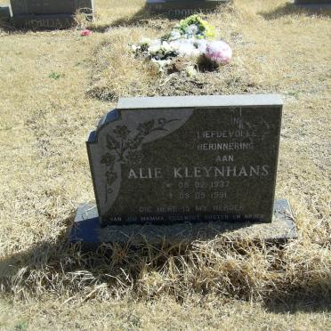 KLEYNHANS Alie 1937-1991