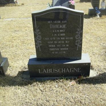 LABUSCHAGNE Driekie 1943-1999