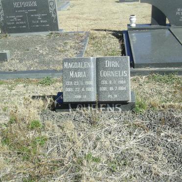 LOURENS Dirk Cornelis 1904-1984 &amp; Magdalena Maria 1908-1983