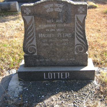 LOTTER Machiel Petrus 1888-1967