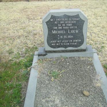 LOUW Michiel 1954-1954
