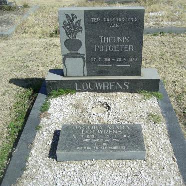 LOUWRENS Theunis Potgieter 1918-1976